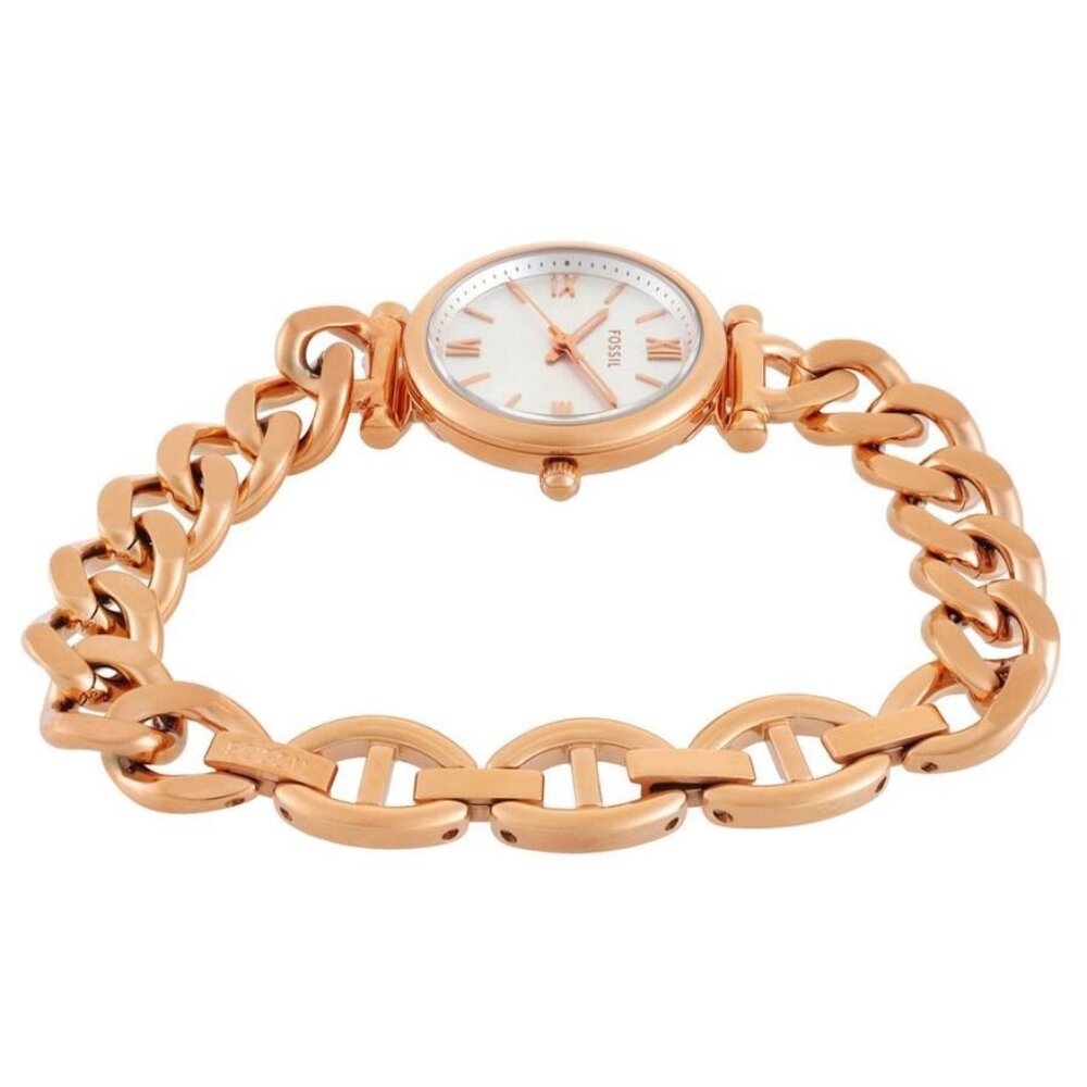 FX06996B NWT Authentic Fossil Carlie Quartz Silve… - image 3